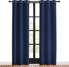 NICETOWN Navy Blackout Curtains - Image 2