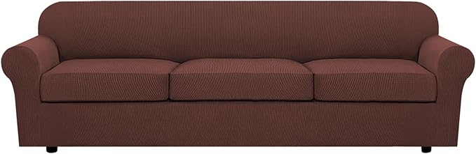 H.VERSAILTEX 4 Piece Stretch Sofa Covers by HVERSAILTEX