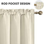 DWCN Blackout Curtains for Bedroom – Rod Pocket Thermal Insulated Noise - Image 4