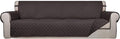 PureFit Reversible Quilted Sofa Cover, Water Resistant Slipcover Furniture by PureFit