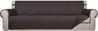 PureFit Reversible Quilted Sofa Cover, Water Resistant Slipcover Furniture by PureFit