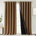 NICETOWN Total Shade Curtains and Draperies, Package of 2, 62 inches Wide x 95 by NICETOWN