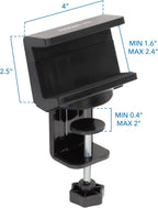 Mount-It! Desk Clamp Power Strip, 3 Outlets & 3 USB Ports