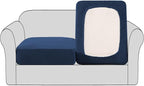 H.VERSAILTEX High Stretch Couch Cushion Covers, Chair Sofa Seat Slipcovers by HVERSAILTEX