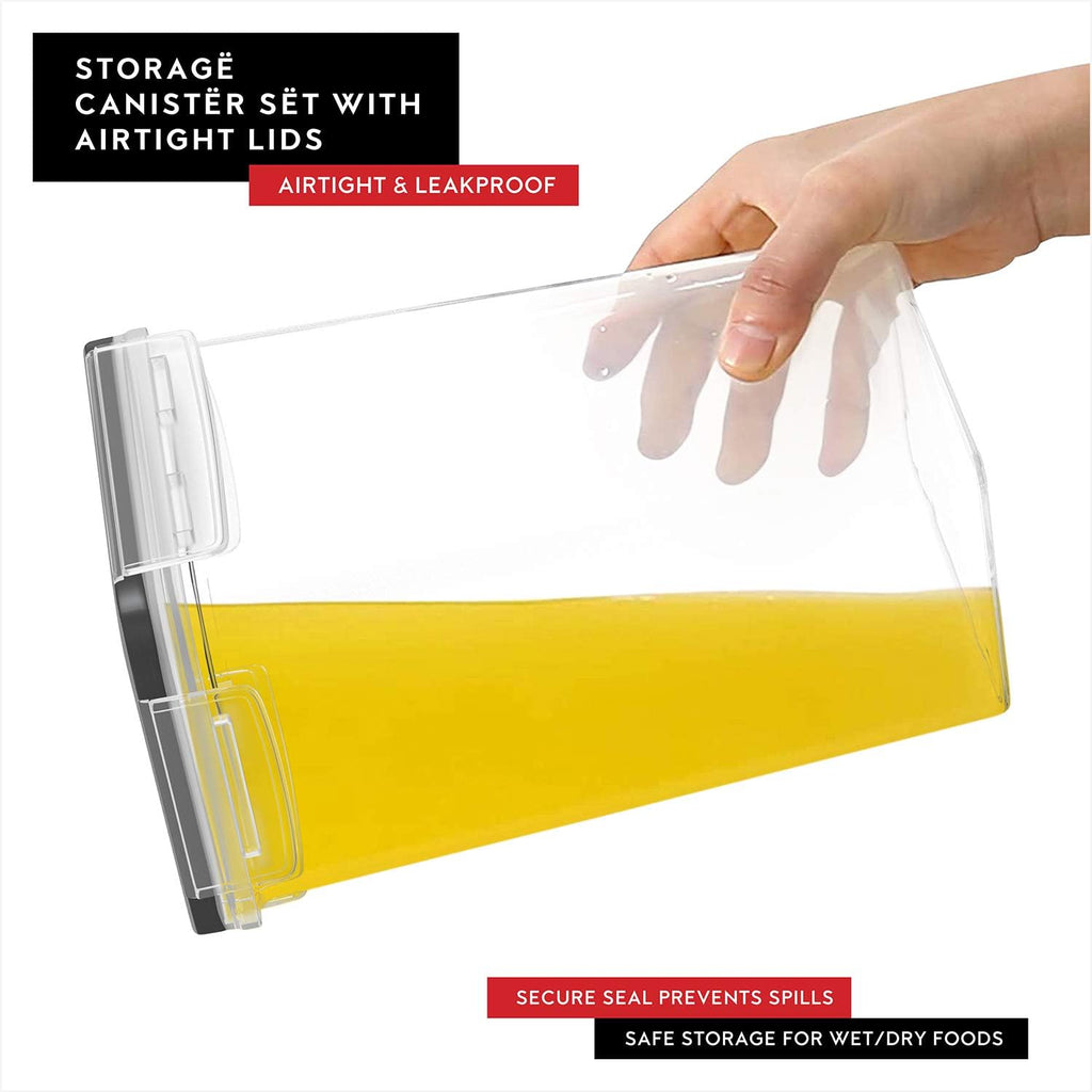 Airtight Food Storage Containers with lids For Kitchen Pantry Organization