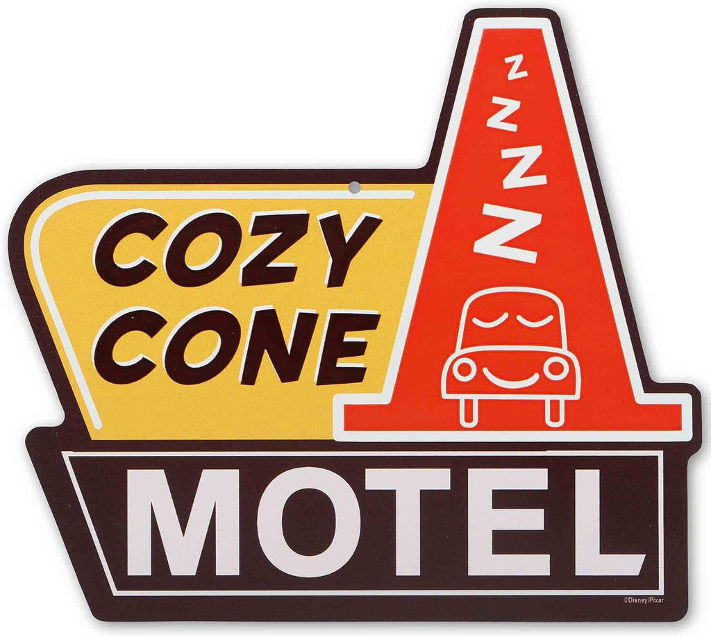 Disney Pixar Cars Cozy Cone Motel Metal Wall Sign