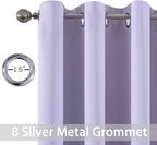 Yakamok Room Darkening Grommet Window Drapes Thermal Insulated Light Blocking - Image 4