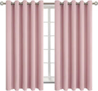 BGment Room Darkening Curtains 63 Inches Long by BGment