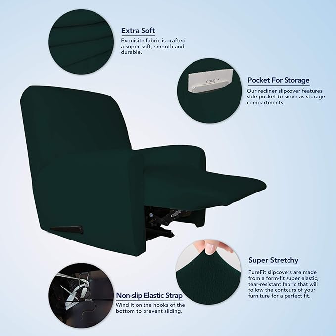 PureFit Super Stretch Chair Sofa Slipcover - Image 3