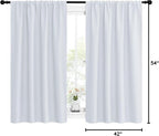 NICETOWN Greyish White Window Curtain Panels - Image 10