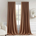 MIULEE Back Tab Blackout Curtains 96 Inch Long 2 Panels Set - Image 9