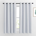 NICETOWN Greyish White Room Darkening Curtain Panels by NICETOWN