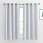 NICETOWN Greyish White Room Darkening Curtain Panels by NICETOWN