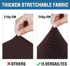 H.VERSAILTEX 3 Piece Stretch Sofa Covers - Image 3