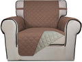 PureFit Reversible Quilted Sofa Cover, Water Resistant Slipcover Furniture by PureFit