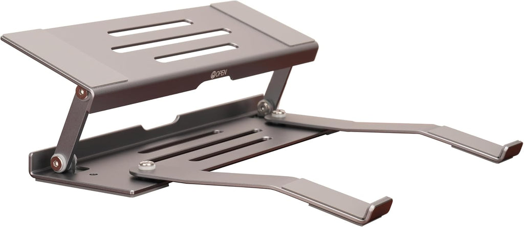 3-in-1 Foldable Aluminum Laptop Stand with Storage Box, 10-16 Inch