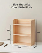 10"x 12" Small Trinket Display Shelf, Natural Unfinished