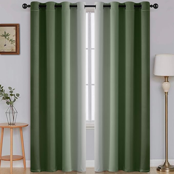SimpleHome Ombre Room Darkening Curtains by SimpleHome