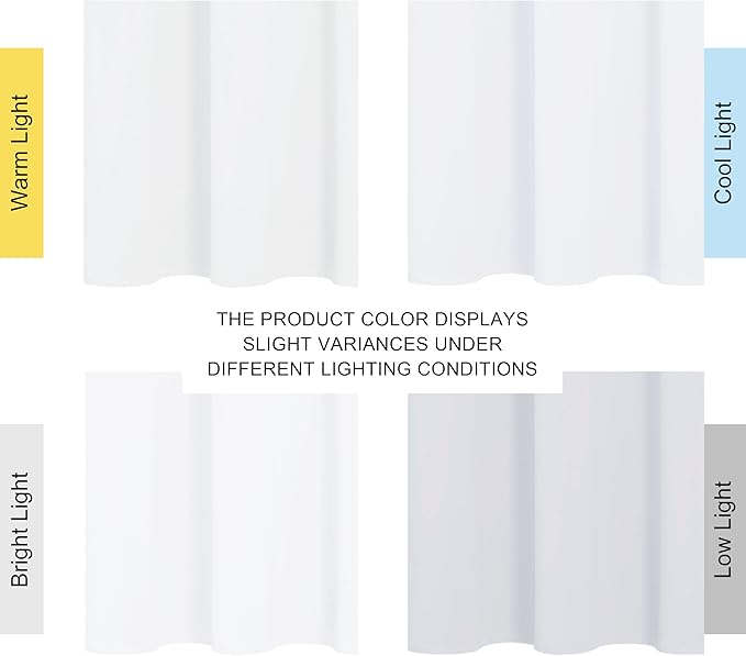 NICETOWN 100% Blackout Window Curtain Panels, Cold and Full Light Blocking - Image 6