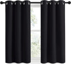 NICETOWN Bathroom Blackout Curtains and Drapes 48 inches Length - Image 2