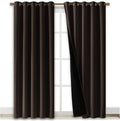 NICETOWN High-End Thermal Curtains, Full Blackout Curtains 84 inches Long by NICETOWN
