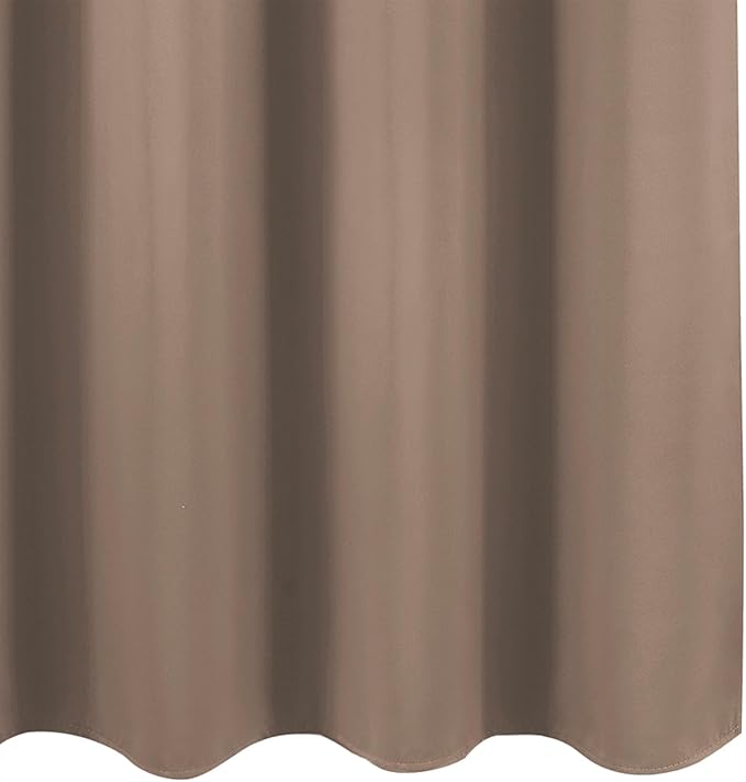 LEMOMO Blackout Curtains 52 x 120 Inch Long Cappuccino Curtains Set of 2 Panels - Image 8
