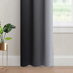 Yakamok Light Blocking Ombre Curtains, Room Darkening Grommet Window Drapes - Image 4