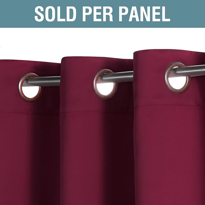 H.VERSAILTEX Blackout Curtains for Living Room/Bedroom Ultra Soft and Smooth - Image 2