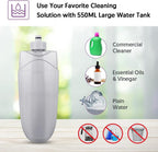 Spray Mops for Floor Cleaning - HOMSIER Microfiber Mop Wet Dry with 3 Washable Pads 550ML Refillable Bottle for Hardwood Wood Laminate Tile Marble Kitchen Home Hard Floors