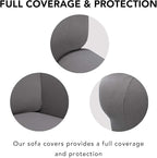 PureFit Super Stretch Chair Sofa Slipcover – Spandex Non Slip Soft Couch Sofa - Image 3