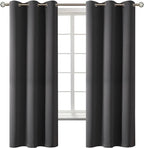 BGment Dark Grey Blackout Curtains by BGment