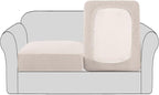 H.VERSAILTEX High Stretch Couch Cushion Covers, Chair Sofa Seat Slipcovers by HVERSAILTEX