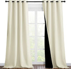 NICETOWN Thermal Insulated 100% Blackout Curtains, Noise Reducing Performance by NICETOWN