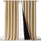 NICETOWN Thermal Insulated 100% Blackout Curtains, Cold Noise Reducing - Image 2