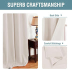 H.VERSAILTEX Blackout Curtain for Living Room Small Window Kitchen Blackout - Image 3