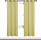 NICETOWN Bedroom Curtain Panels Blackout Draperies, Thermal Insulated Solid - Image 2