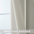 Yakamok Blackout Curtains Room Darkening Thermal Insulated Grommet top Window - Image 5