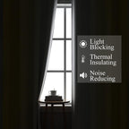 Estelar Textiler Yellow and Greyish White Gradient Room Darkening Blackout - Image 3