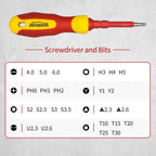 Electrical Screwdriver Set, Insulated Screwdriver, 26 Pcs