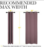NICETOWN Dry Rose Room Darkening Curtains - Image 7