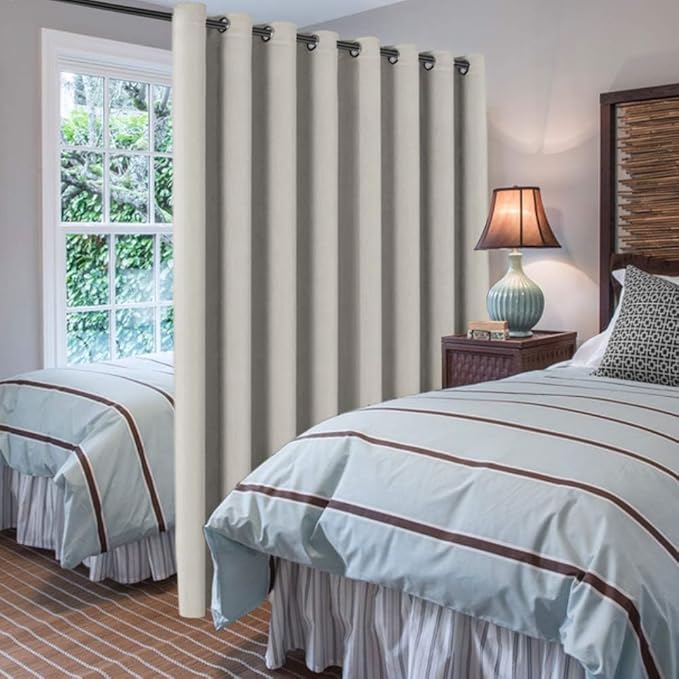 H.VERSAILTEX Blackout Patio Curtains 100 x 108 Inches - Image 2
