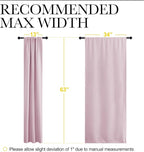 NICETOWN Bedroom Curtains, Room Darkening Draperies Window Curtain Panels - Image 7