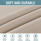 H.VERSAILTEX Blackout Curtain for Living Room Small Window Kitchen Blackout - Image 4