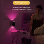 L LOHAS LED Night Light, Remote Control, RGB Color Changing, ON-Off, 1 Pack