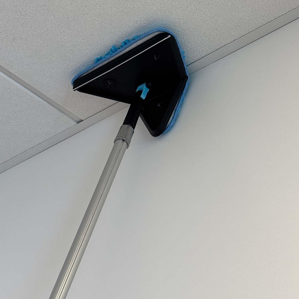 20ft Painted Wall Mop, 12ft Extension Pole, High Ceiling Cleaning Tool