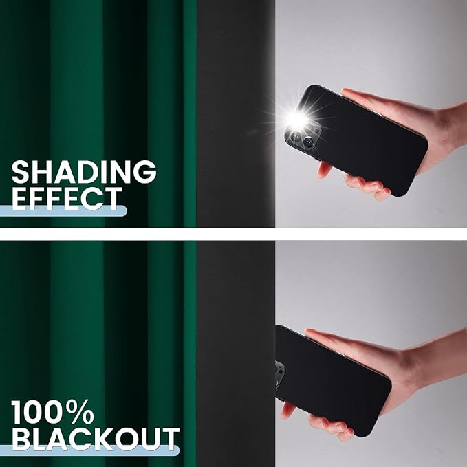 SimpleHome 100% Blackout Curtains - Image 3