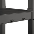 Sterilite 4 Shelf Unit, Heavy-Duty Plastic Utility Storage Rack, 3-Pack
