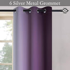 SimpleHome Ombre Room Darkening Curtains - Image 4