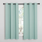 NICETOWN Aqua Blue Room Darkening Curtains by NICETOWN