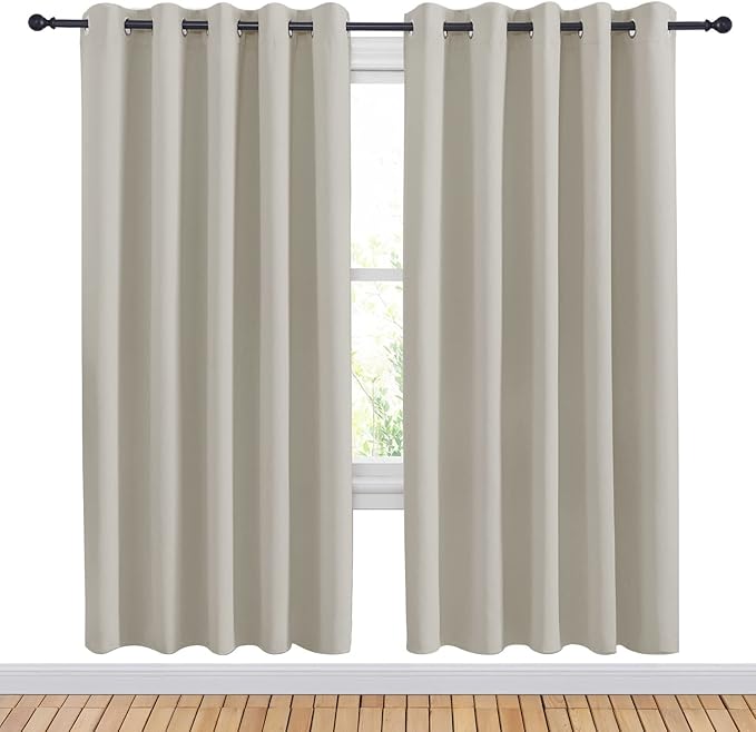 NICETOWN Natural Blackout Draperies Curtains - Image 2